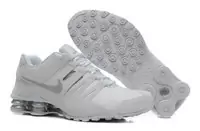 nike shox zoom current r4 new star white hommes